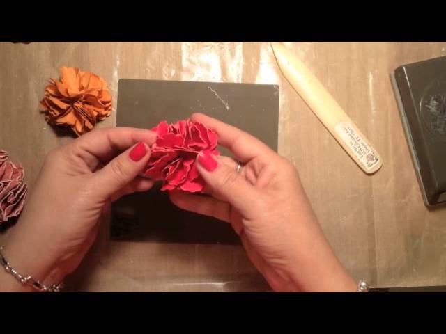 Stampin' Up! Video Tutorial Make Paper Flowers with Punches