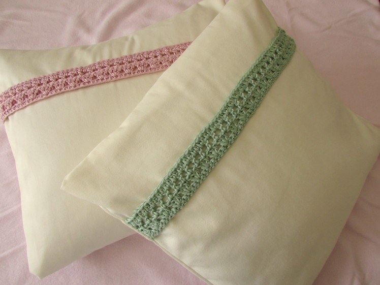 VERY EASY pretty crochet cushion. pillow decoration