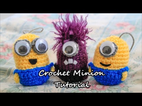 Crochet (Amigurumi) Minions  Tutorial
