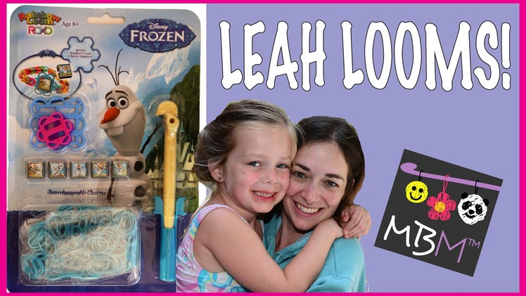 Disney Frozen Olaf Rainbow Loom Band Bracelet Tutorial by Leah