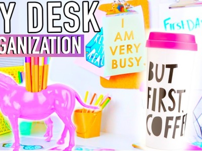 DIY Desk Decor & Organization + Accessories to make your Desk Cute!
