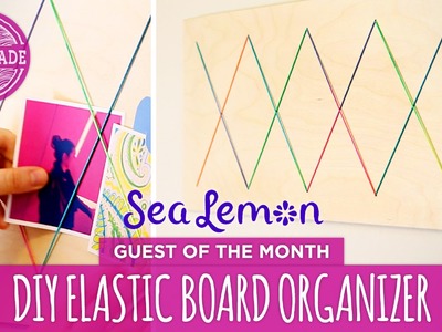 DIY Elastic Board Organizer with Sea Lemon - HGTV Handmade