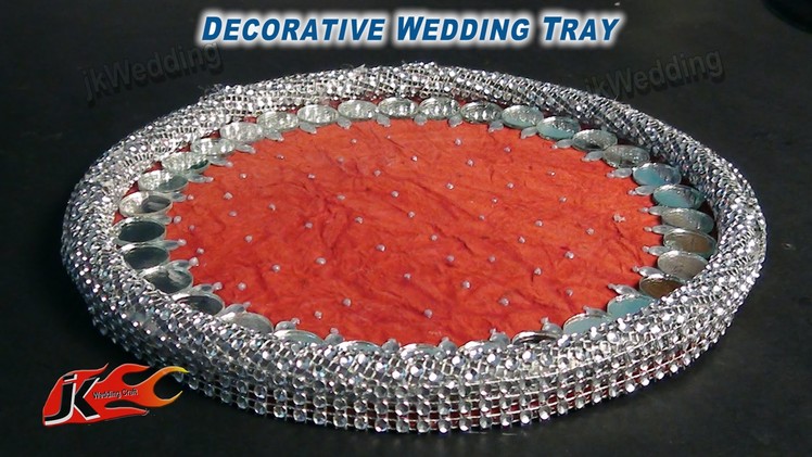DIY HOW to Make  Decorative Wedding Tray - JK Wedding Craft 011