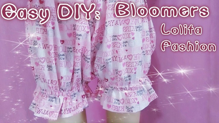 DIY: How to Sew Dolly Bloomers (Easy&Cute)