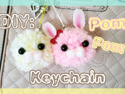DIY: Pom Pom Keychains ♡ Berrywhimsy