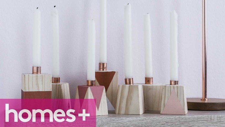DIY PROJECT: Wooden candle holder - homes+