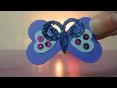 DIY Punch Out Butterfly Magnets