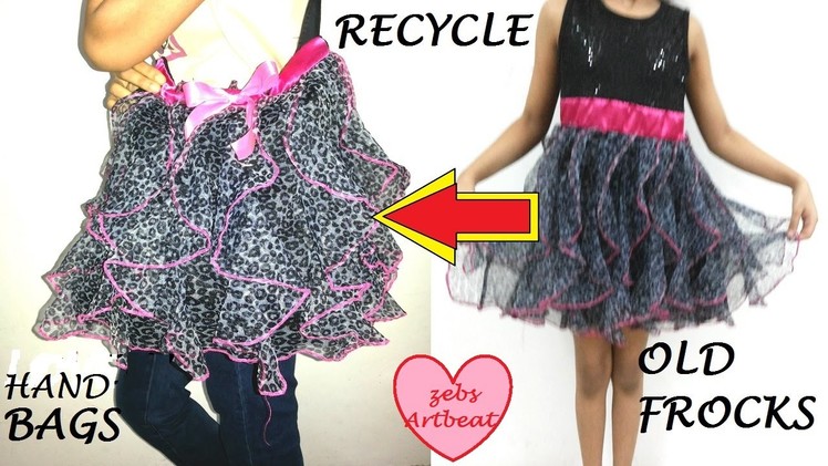 DIY Recycle Frocks.skirts into handbags!