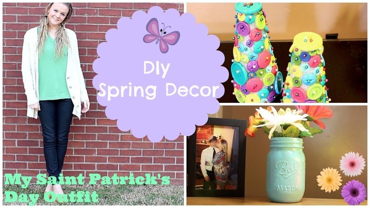 DIY Spring Decor + My St Patrick's Day Outfit☀︎