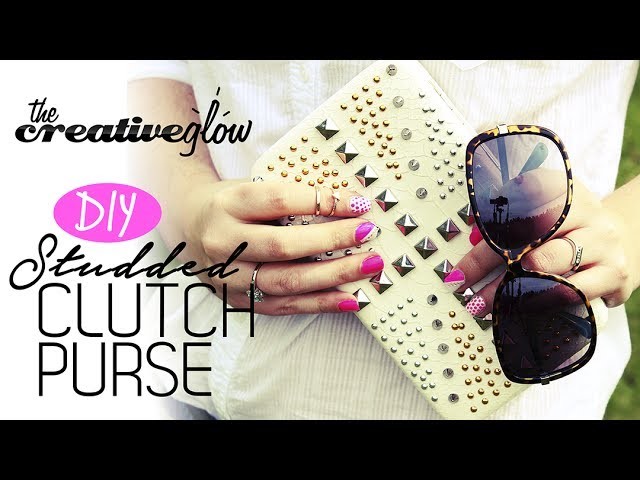 DIY Studded Clutch Purse - Snazz Up Your Outfit!