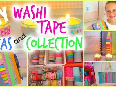 DIY Washi Tape Projects EASY  ♥ Collection and Storage ♥ Room Decor