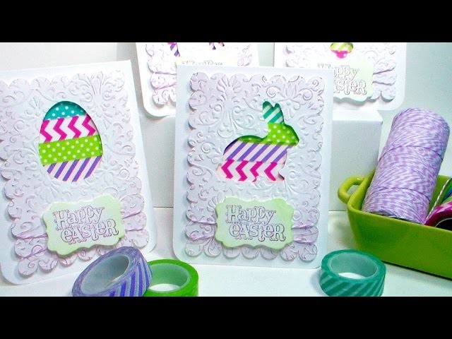 Easy Easter Window Cards with Free Templates!
