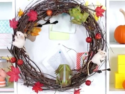 Homemade Halloween Decorations: Wicked Witch's Wreath