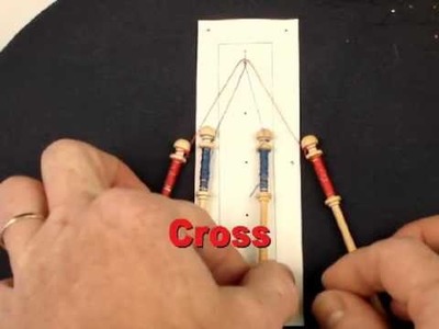 How to Cross the pairs in Bobbin Lacemaking
