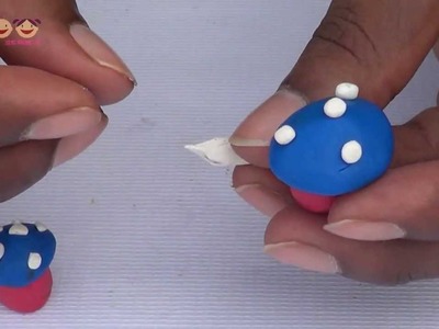 How to Make Polymer Clay Mushroom Step by Step Learning