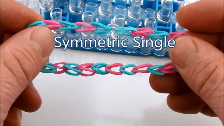 How to make the Symmetric Single bracelet on the Rainbow Loom