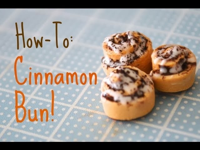 How To: Realistic Polymer Clay Cinnamon Roll! q(❂‿❂)p