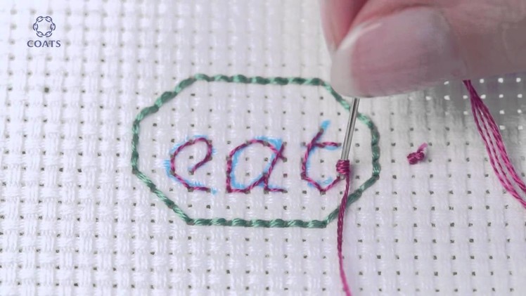 Learn How To Make French Knots on Aida