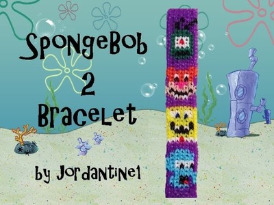 New SpongeBob 2 Bracelet Pattern - Alpha Loom. Rainbow Loom - Squidward, Sandy, Plankton