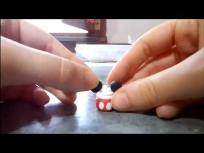 Polymer clay.fimo tutorial: Mickey Mouse