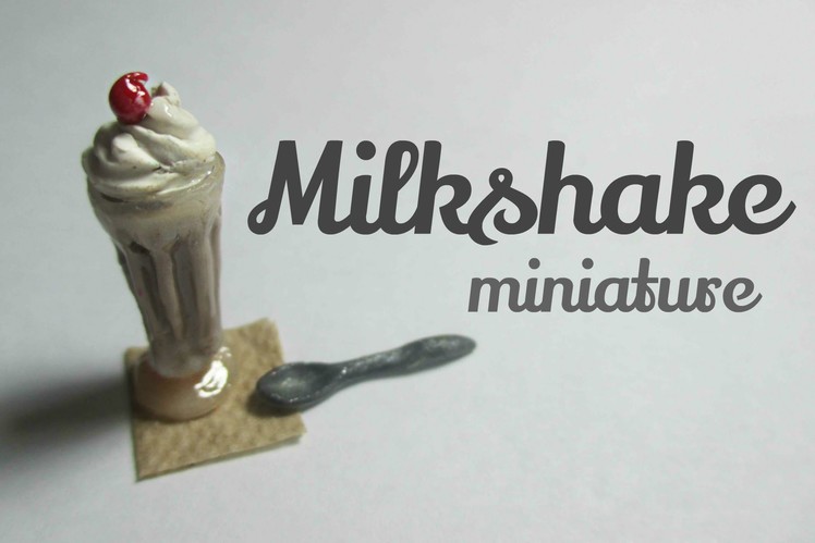 Polymer Clay Milkshake Tutorial - No Glass (Miniature Mondays)