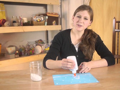 Preschool Snow Scene Activities With Epsom Salts : Various Kids' Crafts