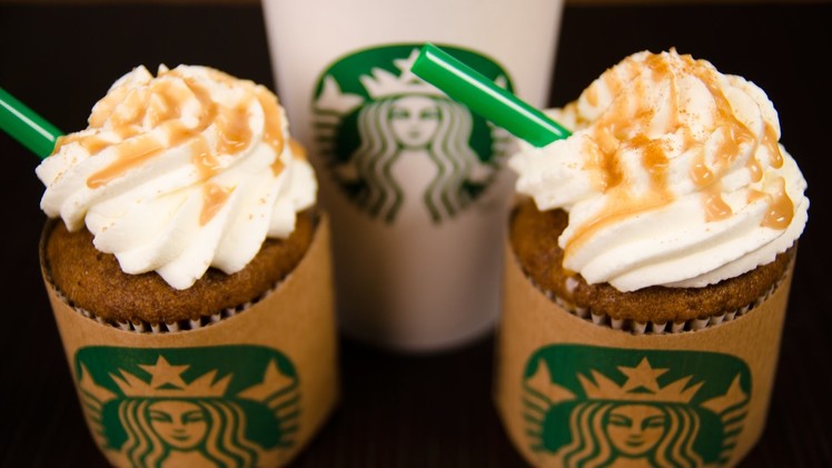 Pumpkin Spice Latte Cupcakes (Starbucks cupcakes) from Cookies Cupcakes and Cardio