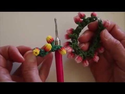 Rainbow Loom™  Monster Tail™  Rose Bud Bracelet Tutorial