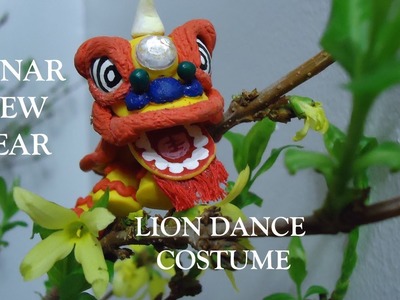 Show and Tell: Polymer Clay Lion Dance Costume (Lunar New Year)
