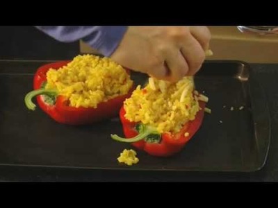 Stuffed Peppers with Savoury Rice Recipe - Great Little Ideas