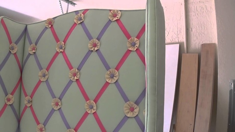 Upholstered Headboard for little girls room