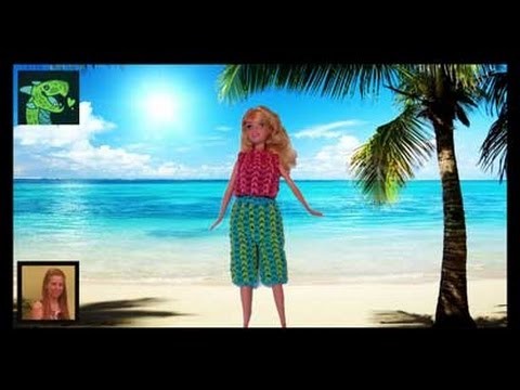 Barbie Shorts,  Capri's and Pants on the Rainbow Loom 3D Wearable * Original Design