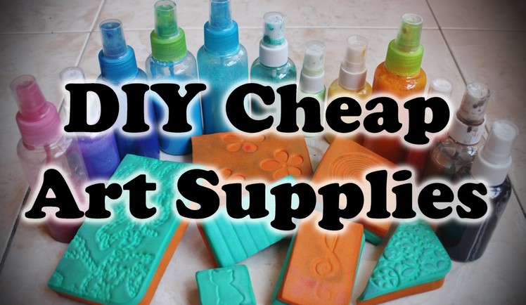 DIY Cheap Art Supplies