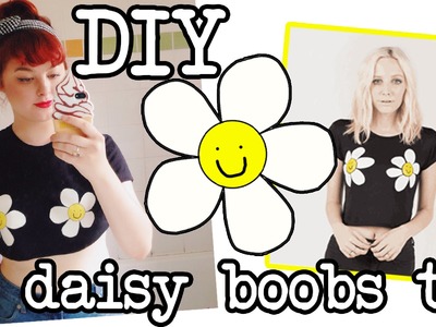 DIY Cropped Daisy Tee | Make Thrift Buy #14