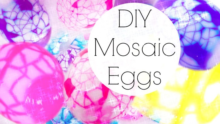 DIY Edible Mosaic Eggs!