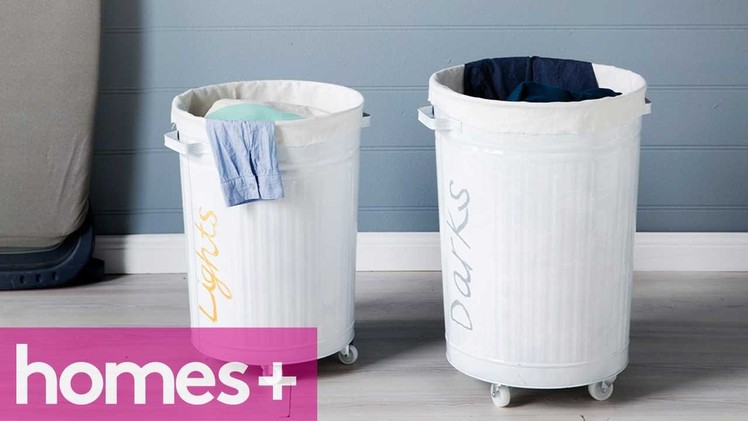 DIY PROJECT: Laundry basket - homes+