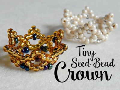 DIY Tiny Seed Bead Crown ¦ The Corner of Craft