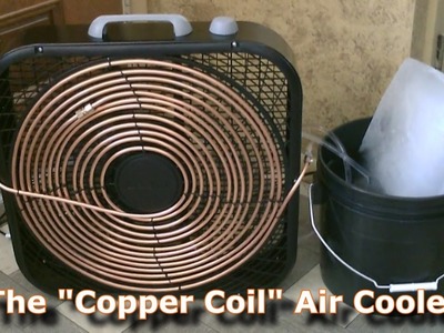 Homemade AC - The "Copper Coil" Air Cooler! - (Simple "Box Fan" Conversion) - Easy DIY