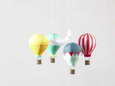 Hot Air Balloon Mobile - sewing pattern by Craft Schmaft