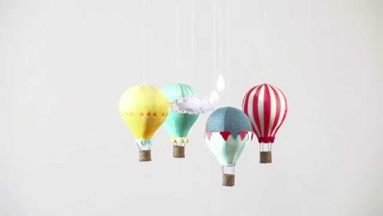 Hot Air Balloon Mobile - sewing pattern by Craft Schmaft