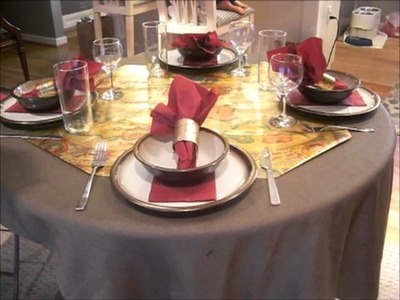 How to create a romantic table setting