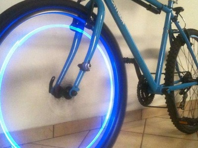 How To Create An Awesome Blue LEDS Bike Wheel - DIY  Tutorial - Guidecentral