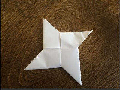 How To Make A Paper Ninja Star EASY!
