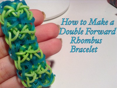 How to Make a Rainbow Loom Double Forward Rhombus Bracelet