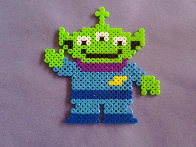 How to Make a Toy Story Three-Eyed Alien Perler Bead Sprite