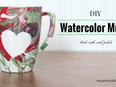 How To Make A Watercolor Mug as seen on Thrifty Thursday with Sarah Mock on Good Day Pa!