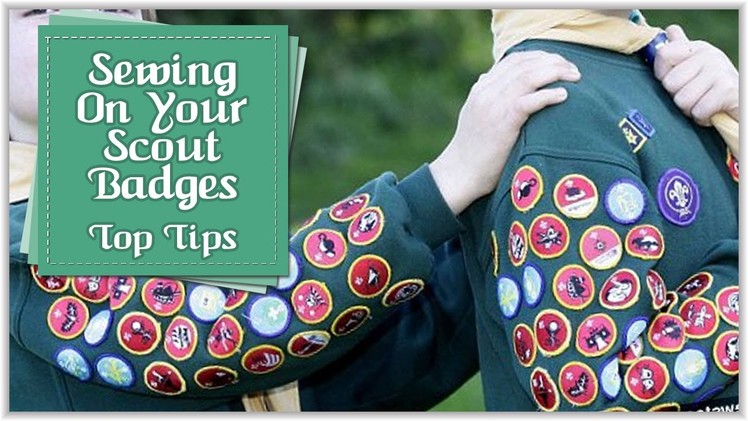 How to Sew on Beaver.Cub.Scout Badges (including bloopers at the end!) | Tutorial By Babs Rudlin