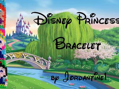 New Disney Princess Bracelet - Alpha Loom. Rainbow Loom - Ariel, Cinderella, Snow White