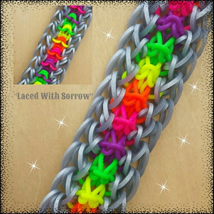 New "Laced With Sorrow" Hook Only Bracelet.How To Tutorial