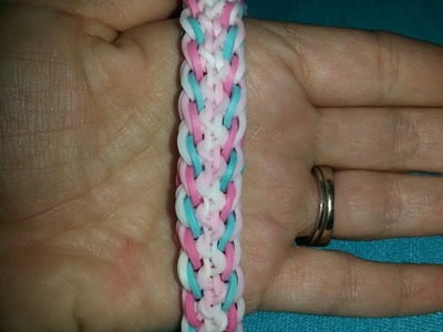 New " Spiral Curl " Rainbow Loom Bracelet. How to Tutorial
